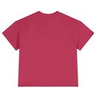Girls Pink Logo T-Shirt, 2, hi-res