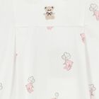 Baby Girls White & Pink Rompers ( 2-Pack ), 2, hi-res