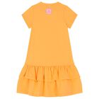Girls Orange Logo Bag Dress, 1, hi-res