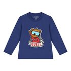 Baby Boys Blue Logo Teddy Bear Trousers Set, 1, hi-res