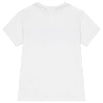 Boys White Logo T-Shirt