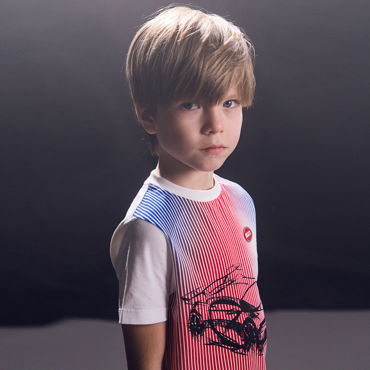 Boys White Logo T-Shirt, 1, hi-res image number null