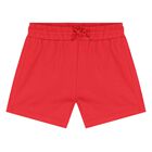 Younger Boys White, Red & Beige Shorts Set, 1, hi-res