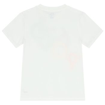 Boys White Logo T-Shirt