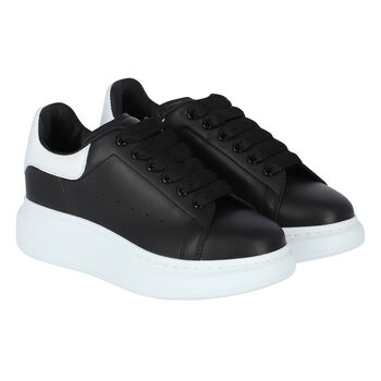 Black & White Logo Trainers