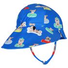Baby Boys Blue Sunsuit Set, 1, hi-res