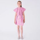 Girls Pink Bow Skirt Set, 1, hi-res