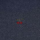 Girls Navy Blue Cherry Long Sleeve top, 1, hi-res