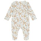 Baby Boys Blue & Gold Babygrow Gift Set (3 Piece), 1, hi-res