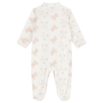 Ivory Teddy Bear Babygrow