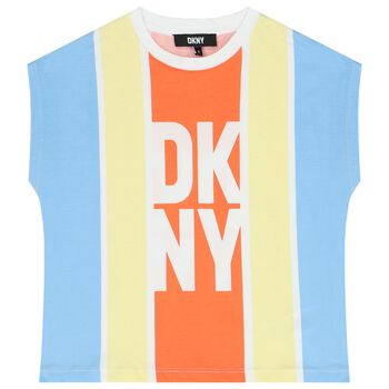 Girls Multi-Coloured Logo T-Shirt