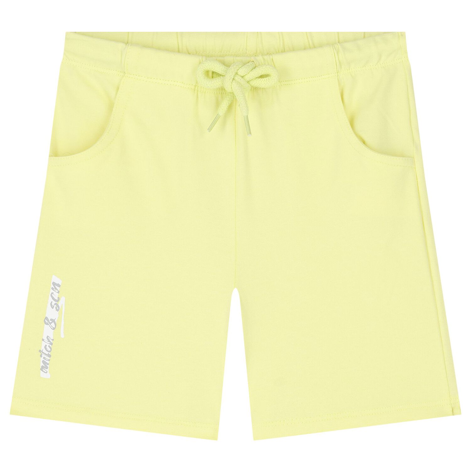 Boys White & Yellow Shorts Set, 1, hi-res image number null