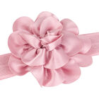 Younger Girls Pink Flower Headband & Bow Hair Clip Set, 2, hi-res