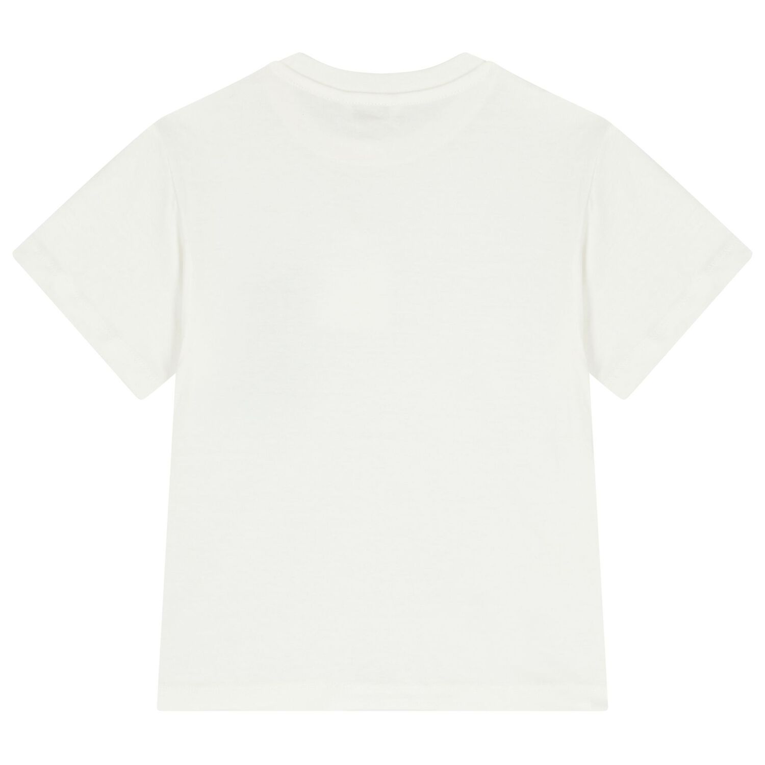 Boys White & Beige Shorts Set, 1, hi-res