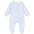 Baby Boys Blue Babygrow, 1, hi-res