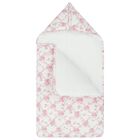 Baby Girls White & Pink Floral & Butterflies Nest, 1, hi-res