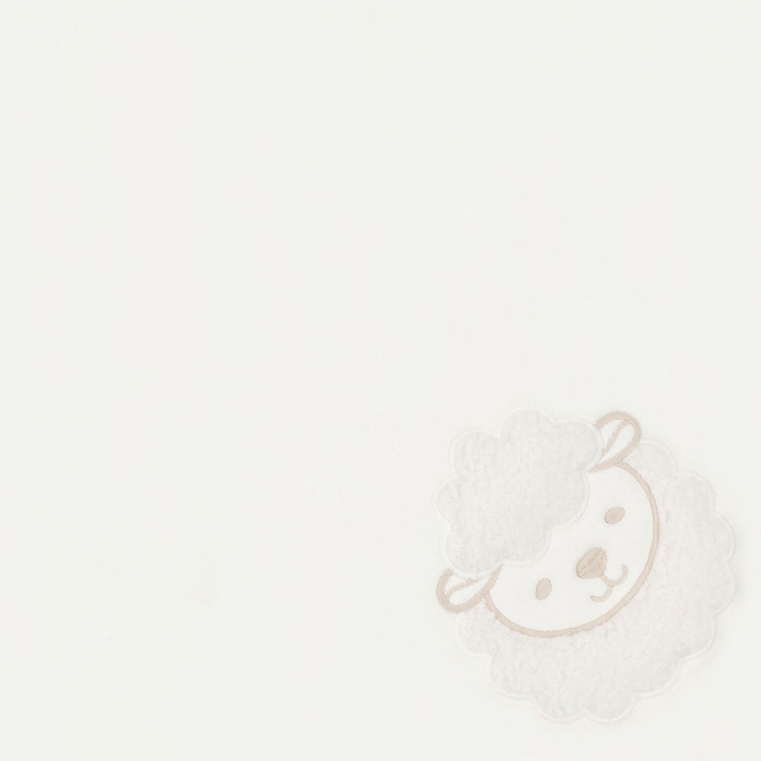 White Sheep Baby Blanket, 2, hi-res