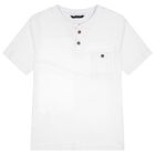 Boys White & Navy Blue Shorts Set, 2, hi-res