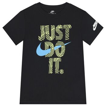 Boys Black Logo T-Shirt