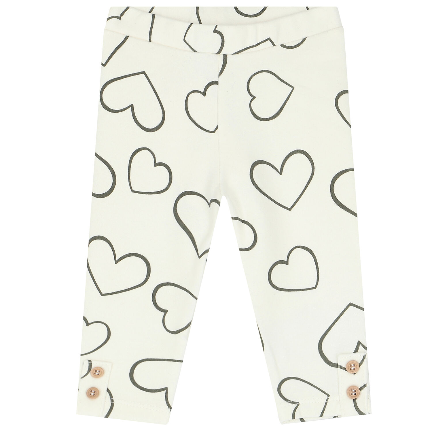 Baby Girls Grey & Ivory Leggings (2 Pack), 1, hi-res image number null