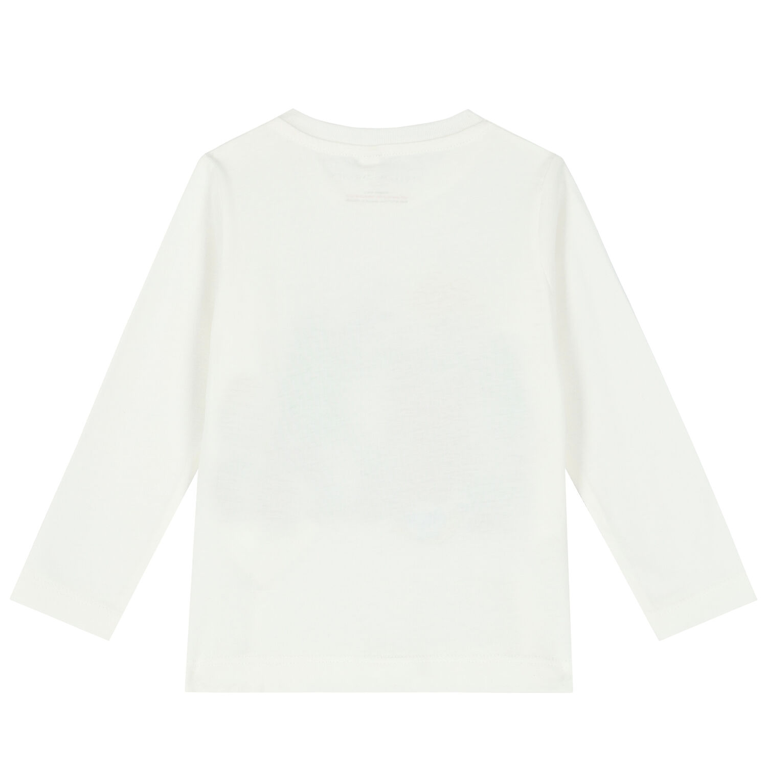 Younger Boys Ivory Graphic Long Sleeve Top, 1, hi-res