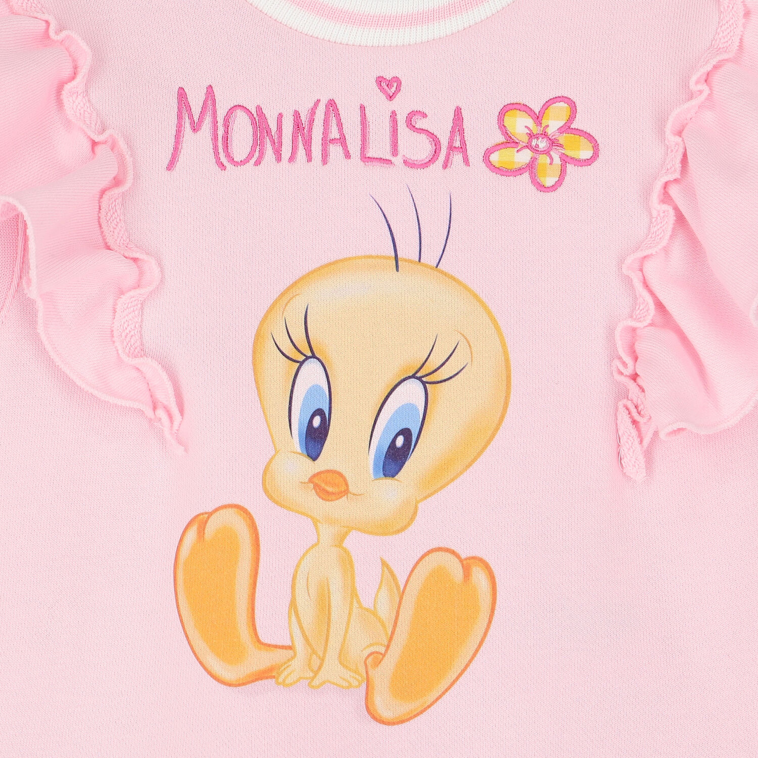 Younger Girls Pink Tweety Dress, 1, hi-res
