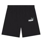 Younger Boys White & Black Logo Shorts Set, 1, hi-res