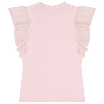 Girls Pink Logo T-Shirt