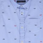 Younger Boys Blue Shirt, 1, hi-res