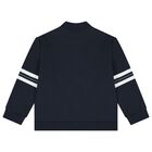 Boys White, Green & Navy Blue 3 Piece Tracksuit, 1, hi-res