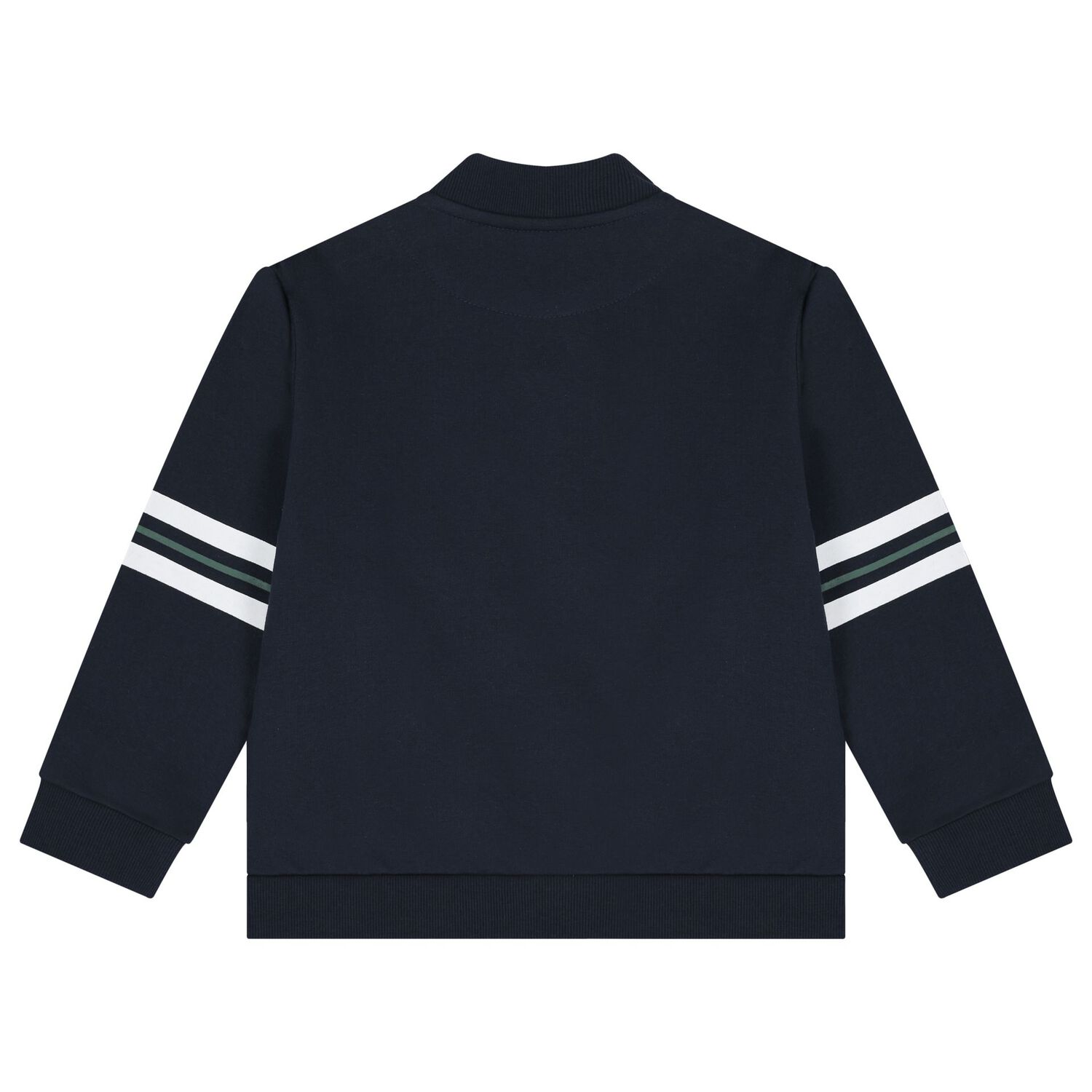 Boys White, Green & Navy Blue 3 Piece Tracksuit, 1, hi-res