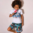 Boys White Zigzag T-Shirt, 1, hi-res