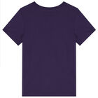 Boys Purple Logo T-Shirt, 11, hi-res