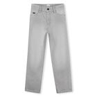 Boys Grey Denim Jeans, 1, hi-res