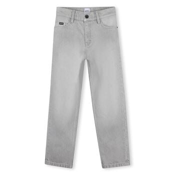 Boys Grey Denim Jeans