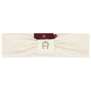 Baby Girls Ivory Logo Headband