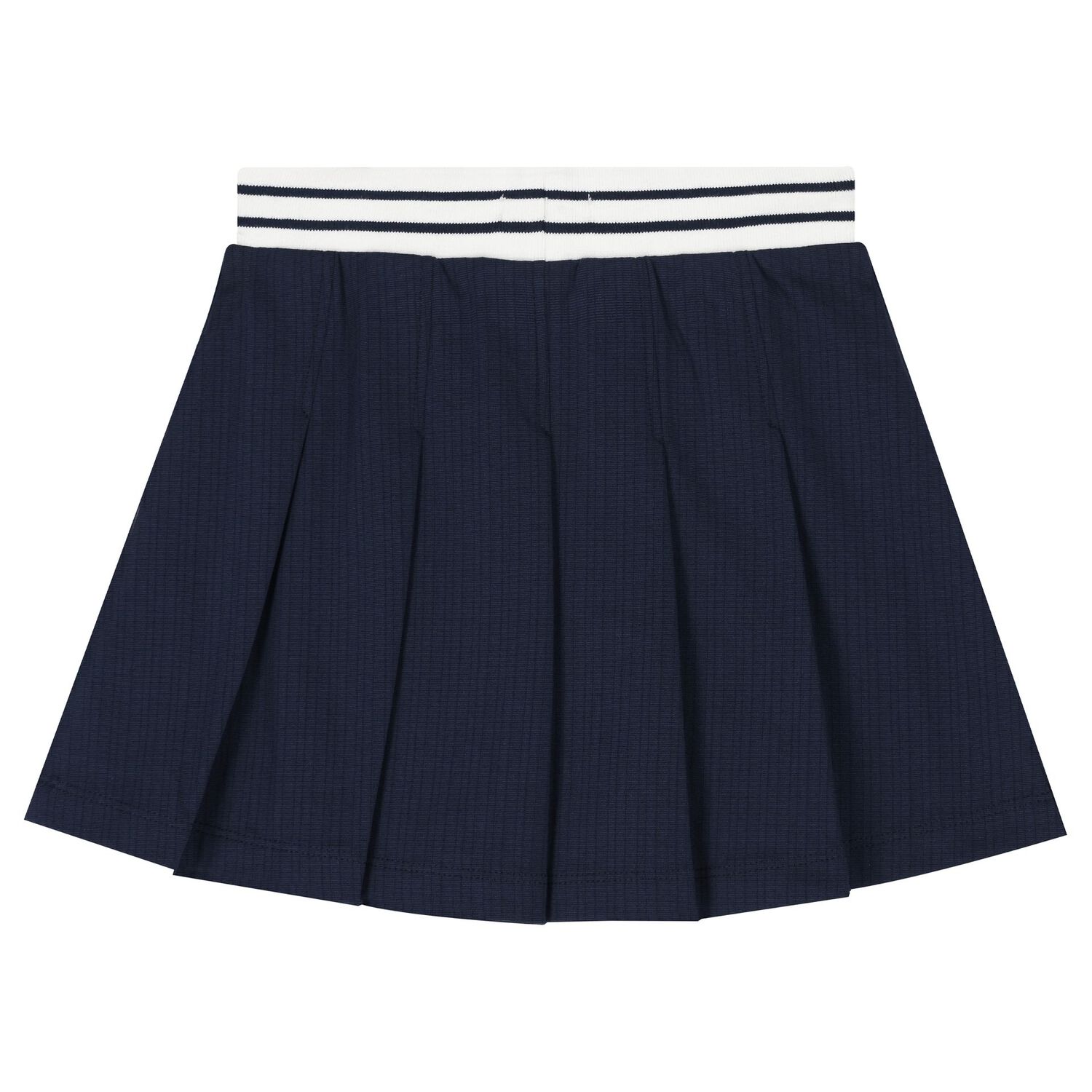 Girls Navy Blue Cotton Skirt, 1, hi-res image number null