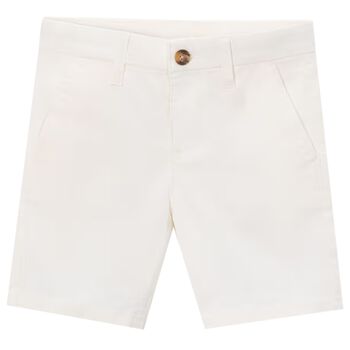 Boys Ivory Chino Shorts