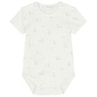 Ivory & Grey Bodysuits Set ( 2 Pack ), 1, hi-res