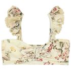 Girls Ivory Floral Bikini, 1, hi-res