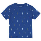 Boys Blue, White & Navy Shorts Set, 2, hi-res