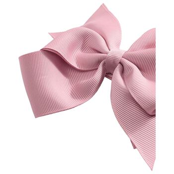 Girls Pink Bow Hairclip