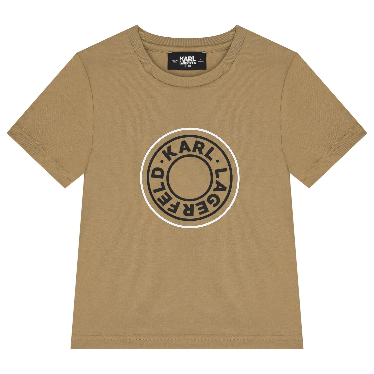 Boys Khaki Logo T-Shirt, 1, hi-res