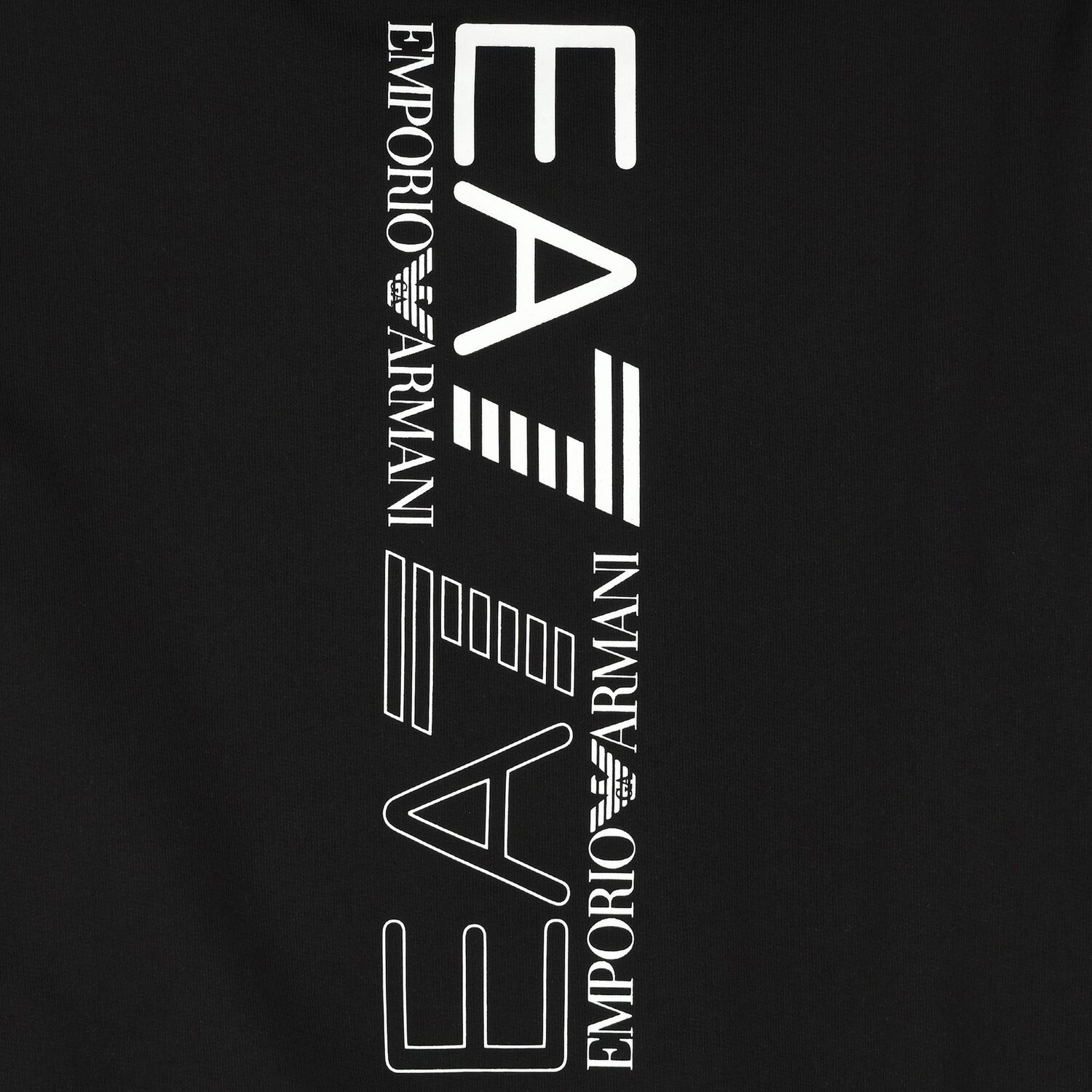 Boys Black Logo Hooded Top, 1, hi-res image number null