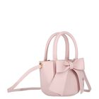 Girls Pink Bow Hand Bag, 1, hi-res