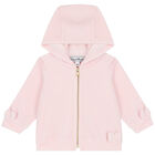 Younger Girls Pink Tracksuit, 1, hi-res
