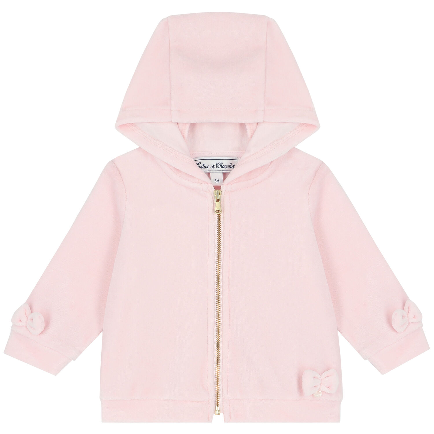 Younger Girls Pink Tracksuit, 1, hi-res