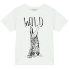 Boys Ivory & Red Crocodile Shorts Set, 3, hi-res