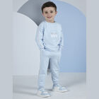 Boys Blue Logo Tracksuit, 1, hi-res