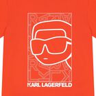 Boys Orange Ikonik Logo T-Shirt, 2, hi-res